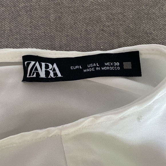 Zara Satin Effect Draped Skirt - Picture 5 of 6